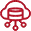 Big data services icon