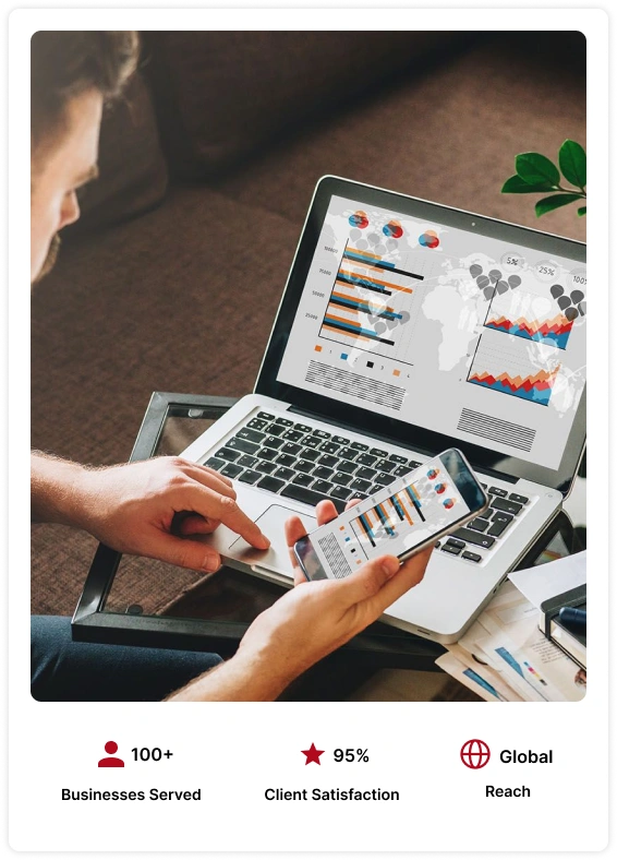 Digital marketing growth illustration